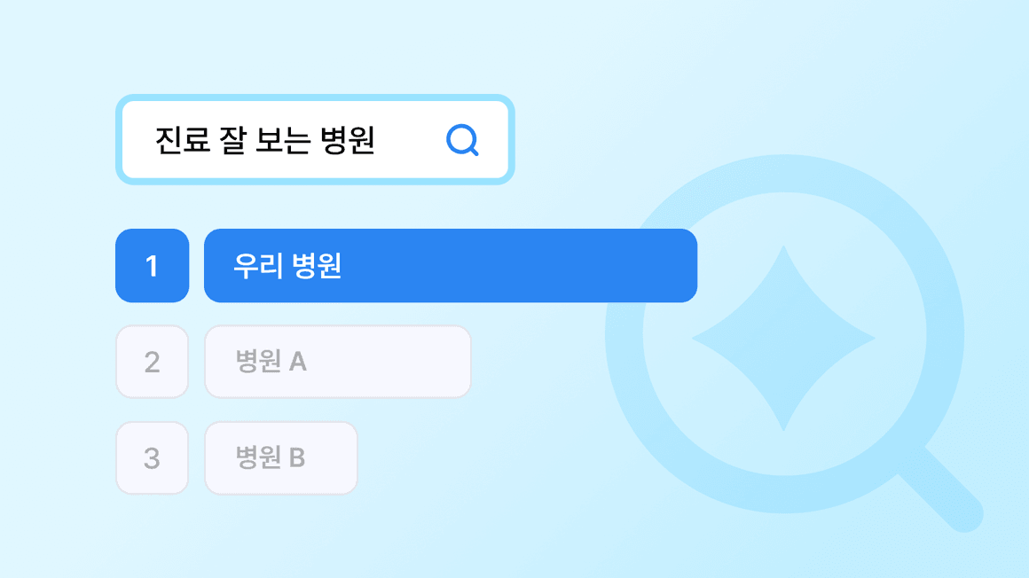진료 잘 보는 병원 검색 결과 순위